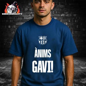 Anims Gavi Shirt Barcelona Player Wear Stay Strong Gavi Shirt Classic T-Shirt