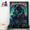 Blink-182 Missionary Impossible Tour Event Poster At Veterans United Home Loans Amphitheatre Virginia Beach VA On September 4th 2025 Home Decor Poster Canvas