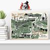 Blink-182 Event Poster For Show At Darien Lake Amphitheater Darien Center NY On September 11th 2025 Wall Decor Poster Canvas