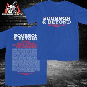 Bourbon And Beyond Highland Festival Grounds Clean Type Blue Tee At Lousville Kentucky On September 11th To 14th 2025 Two Sided Classic T-Shirt