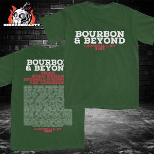 Bourbon And Beyond Highland Festival Grounds Clean Type Green Tee At Lousville Kentucky On September 11th To 14th 2025 Two Sided Classic T-Shirt