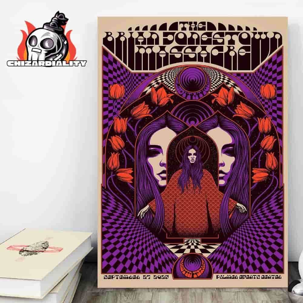 Brian Jonestown Massacre’s Poster Levitaion Performance At Palmer Events Center Austin TX On September 27th 2025 Wall Decor Poster Canvas Brian Jonestown Massacre’s Poster Levitaion Performance At Palmer Events Center Austin TX On September 27th 2025 Wall Decor Poster Canvas