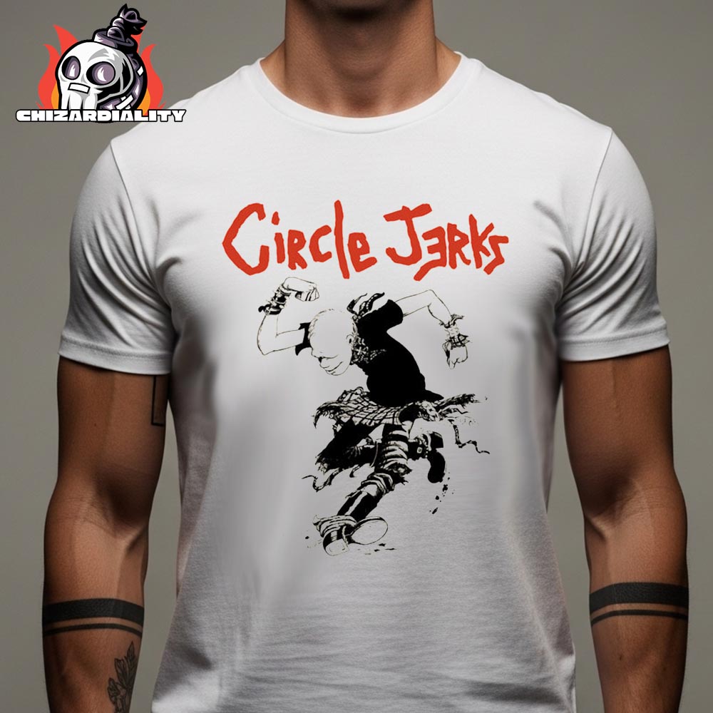 Circle Jerks Skankman Outline Tee Merchandise Limited Classic T-Shirt Circle Jerks Skankman Outline Tee Merchandise Limited Classic T-Shirt