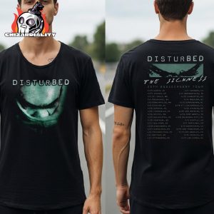 Disturbed 25 Years Of The Sickness Anniversary Tour Tee Merch Limited Two Sided Classic T-Shirt
