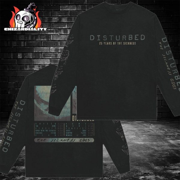 Disturbed Meaning of Life The Sickness Tracklist Long Sleeve Merch Limited Classic T-Shirt