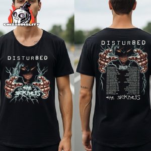 Disturbed The Game Sickness 25 Tour Tee Merch Limited Two Sided Classic T-Shirt