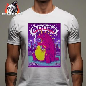 Goose The Band Artwork Poster At Huntington Bank Paivlion At Northery Island Chicago IL On September 20th 2025 Classic T-Shirt