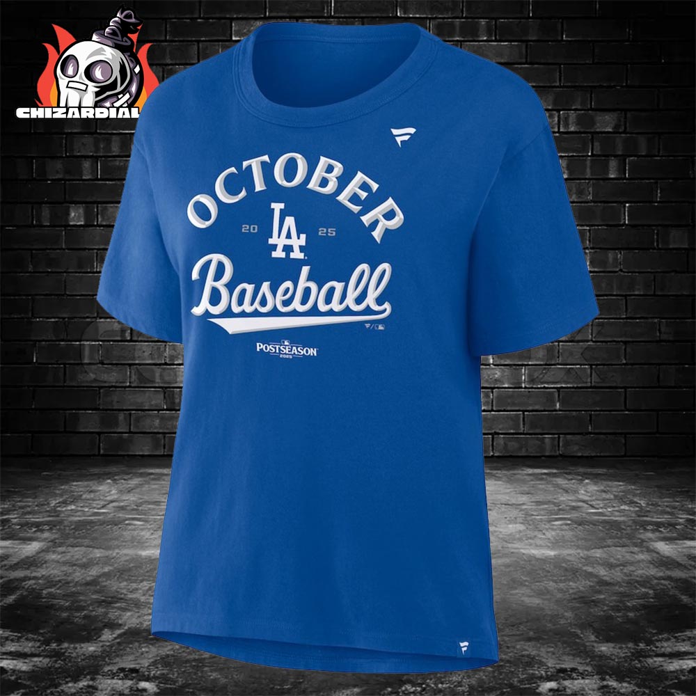 Los Angeles Dodgers 2025 MLB Postseason Locker Room Tee Classic T-Shirt Los Angeles Dodgers 2025 MLB Postseason Locker Room Tee Classic T-Shirt