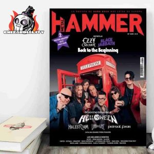 Metal Hammer New Helloween Spanish Magazine Ozzy Osbourne Black Sabbath Back To The Beginning Wall Decor Poster Canvas