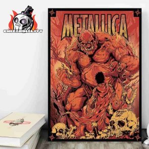 Metllica Load Remastered Hero Of The Day Screen Art Printed Poster Home Decor Poster Canvas