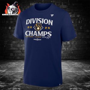 Milwaukee Brewers 2025 NL Central Division Champions Tee Locker Room Classic T-Shirt