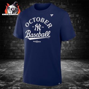 New York Yankees 2025 MLB Postseason Locker Room Tee Classic T-Shirt