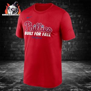 Philadelphia Phillies Nike 2025 MLB Postseason Tee Authentic Collection Legend Classic T-Shirt