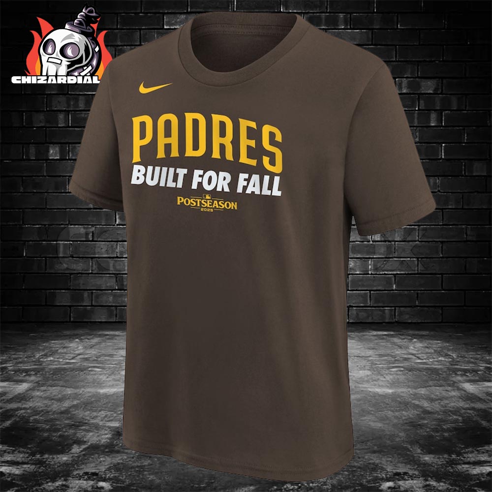 San Diego Padres Nike 2025 MLB Postseason Tee Authentic Collection Classic T-Shirt San Diego Padres Nike 2025 MLB Postseason Tee Authentic Collection Classic T-Shirt