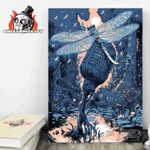 Tedeschi Trucks Band Artwork Poster At Hartford Healthcare Amphitheater Bridgeport CT On September 12th And 13th 2025 Home Decor Poster Canvas