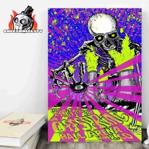 The Offspring Supercharged Tour 2025 Event Poster For Show At Ball Arena Denver CO On September 7th 2025 Home Decor Poster Canvas