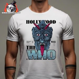 The Who Band Event Poster The Song Is Over Tour 2025 Night 1 At Hollywood Bowl CA On September 19th 2025 Classic T-Shirt