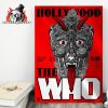 The Who Band Event Poster The Song Is Over Tour 2025 Night 1 At Hollywood Bowl CA On September 19th 2025 Wall Decor Poster Canvas