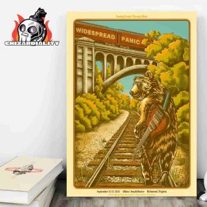 Widespread Panic Artwork Poster At Allianz Amphitheater Richmond VA On September 12th-13th 2025 Wall Decor Poster Canvas