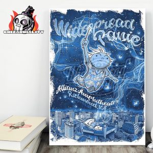 Widespread Panic Merch Event Poster For 2 Nights At Allianz Amphitheater Richmond VA On September 12th And 13th 2025 Wall Decor Poster Canvas