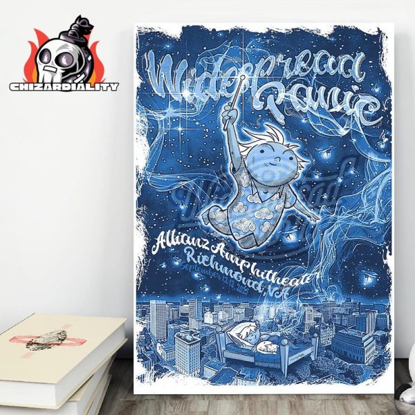 Widespread Panic Merch Event Poster For 2 Nights At Allianz Amphitheater Richmond VA On September 12th And 13th 2025 Wall Decor Poster Canvas