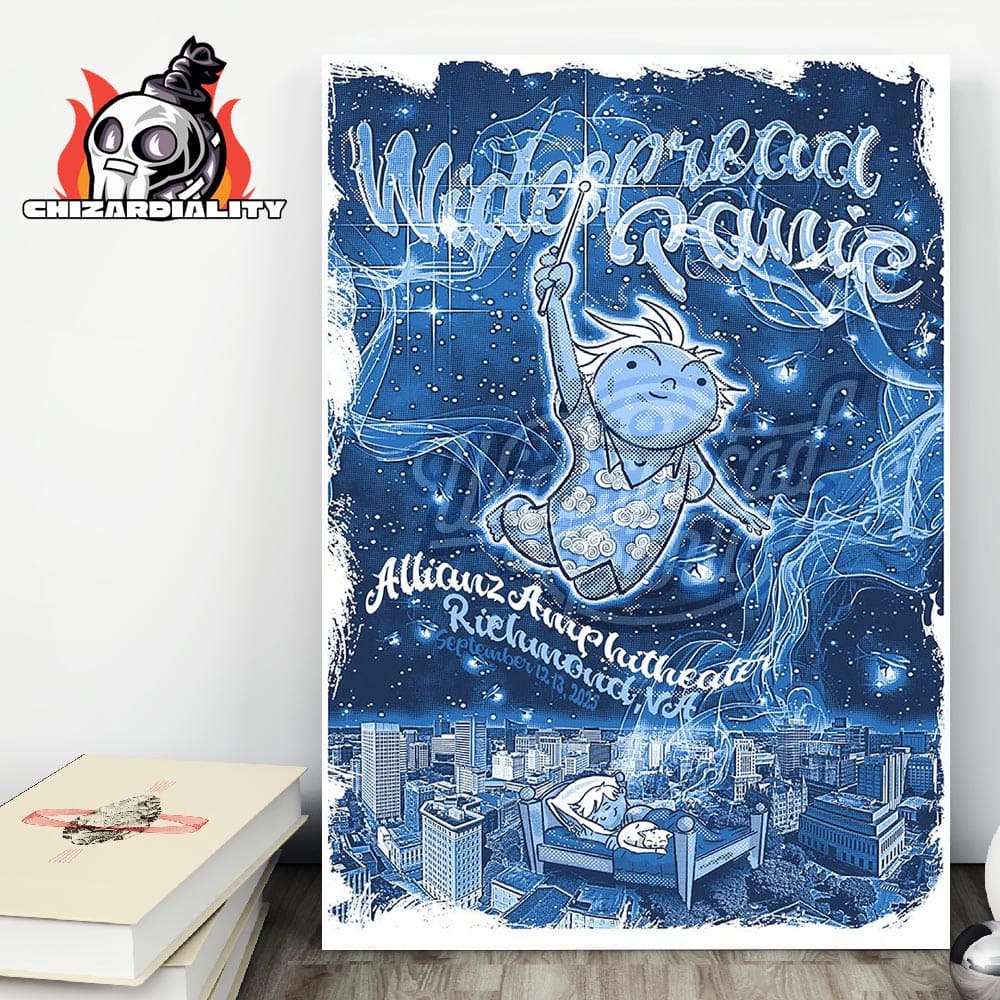 Widespread Panic Merch Event Poster For 2 Nights At Allianz Amphitheater Richmond VA On September 12th And 13th 2025 Wall Decor Poster Canvas Widespread Panic Merch Event Poster For 2 Nights At Allianz Amphitheater Richmond VA On September 12th And 13th 2025 Wall Decor Poster Canvas