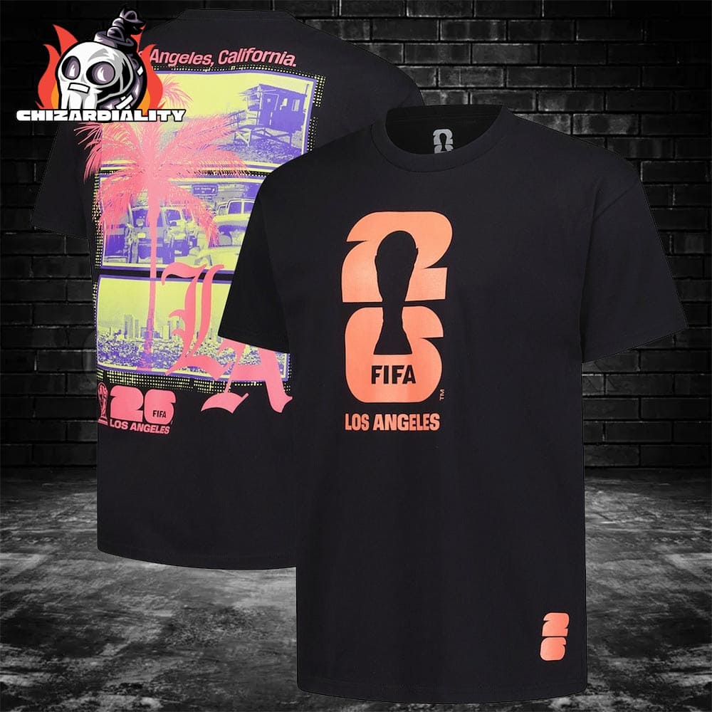 2026 FIFA World Cup Outerstuff Los Angeles California Host City Local Merch Two Sided Classic T-Shirt 2026 FIFA World Cup Outerstuff Los Angeles California Host City Local Merch Two Sided Classic T-Shirt