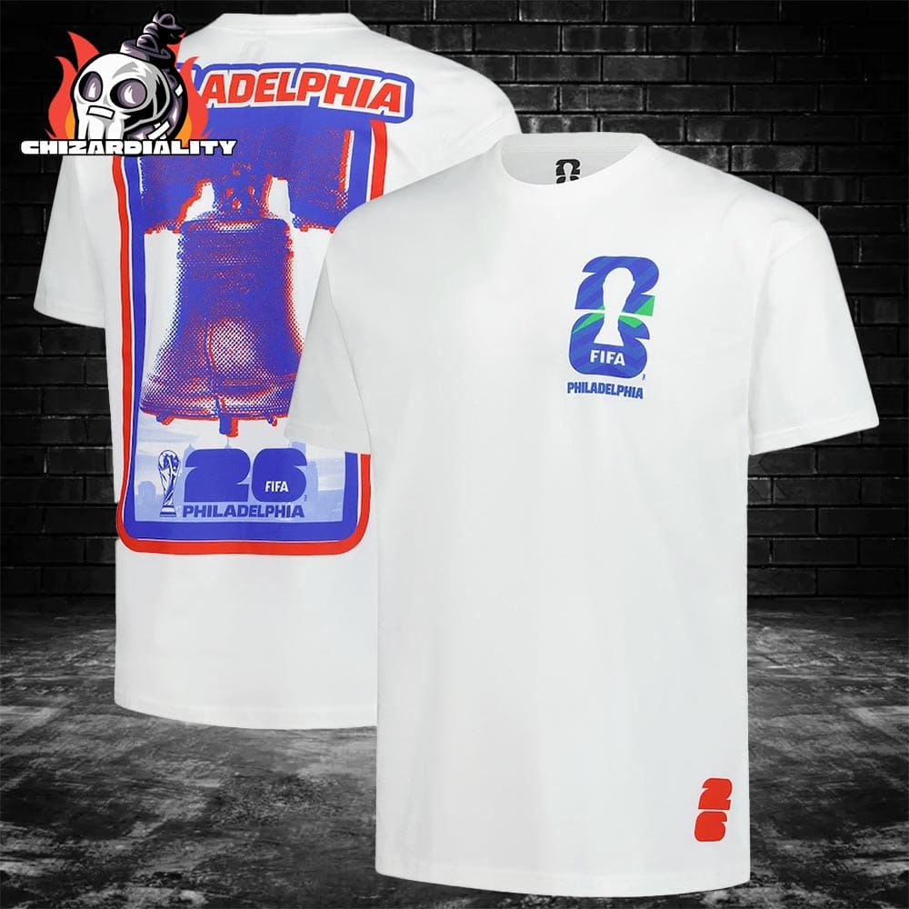 2026 FIFA World Cup Outerstuff Philadelphia Host City Local Merch Two Sided Classic T-Shirt 2026 FIFA World Cup Outerstuff Philadelphia Host City Local Merch Two Sided Classic T-Shirt