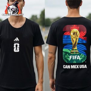 2026 FIFA World Cup adidas Official Graphic Canada Mexico USA Tee Merch Two Sided Classic T-Shirt