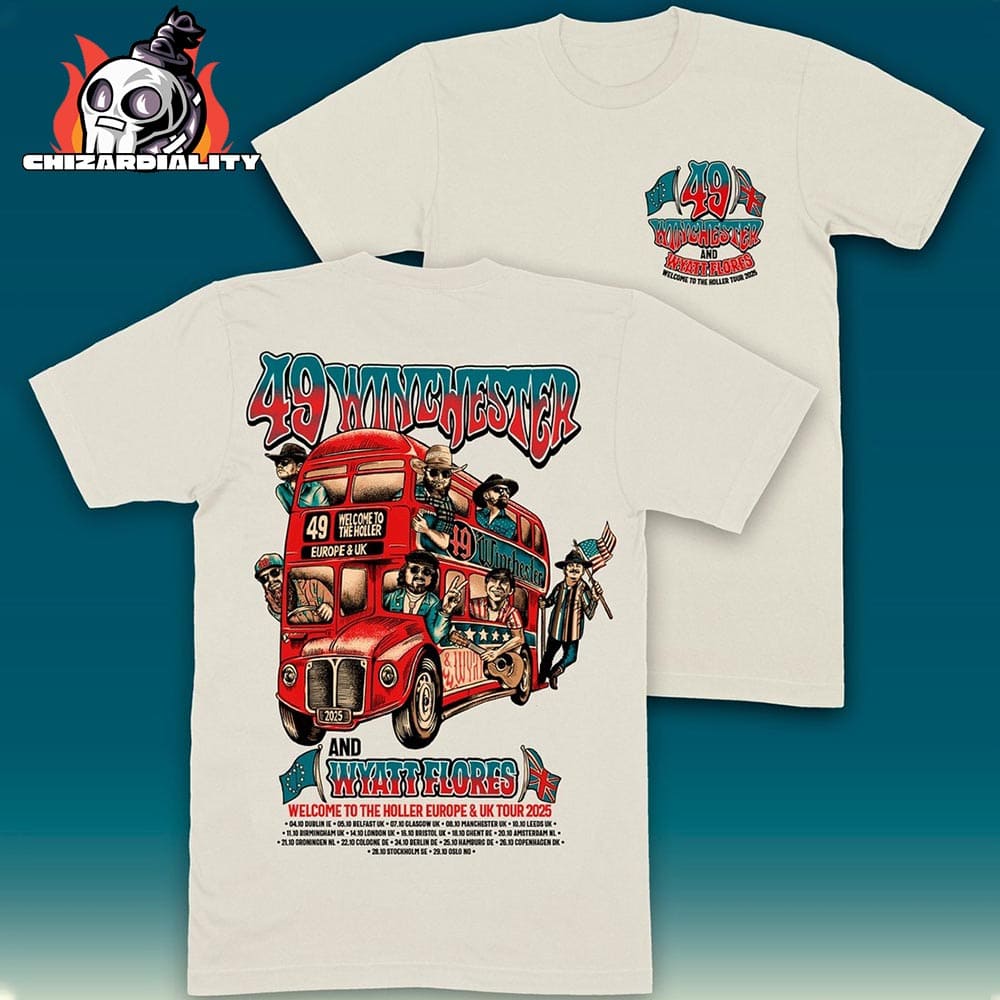 49 Winchester Welcome To The Holler UK And Euro Tour 2025 Tee Merch Limited Two Sided Classic T-Shirt 49 Winchester Welcome To The Holler UK And Euro Tour 2025 Tee Merch Limited Two Sided Classic T-Shirt