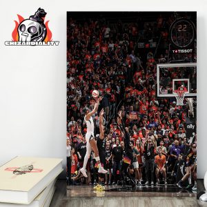 Aja Wilson Las Vegas Aces Clutch Game Winning Shot Game 3 WNBA Finals 2025 2.2 Seconds For Number 22 Home Decor Poster Canvas