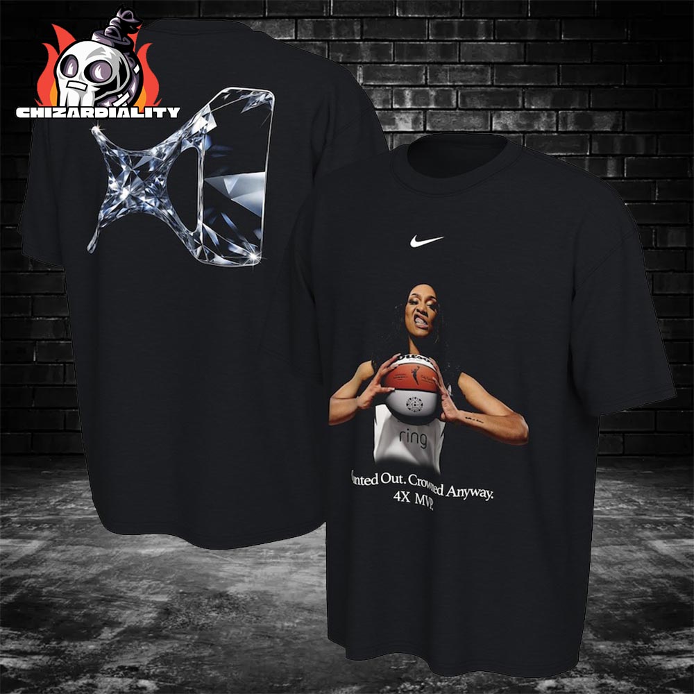 A'ja Wilson Las Vegas Aces Nike Unisex 2025 WNBA MVP Two Sided Classic T-Shirt A'ja Wilson Las Vegas Aces Nike Unisex 2025 WNBA MVP Two Sided Classic T-Shirt