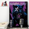 Alabama Shakes Red Edition Poster Show With Greyhounds At 713 Music Hall Houston TX On September 26th 2025 Wall Decor Poster Canvas