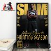 Anthony Edwards Minnesota Timberwolves Hungting Season Cover Slam Magazine Home Decor Poster Canvas