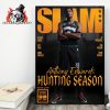 Anthony Edwards Minnesota Timberwolves Hungting Season Cover Slam Magazine Home Decor Poster Canvas
