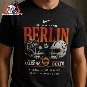 Atlanta Falcons Vs Indianapolis Colts Nike NFL International Games Berlin November 9th 2025 Classic T-Shirt