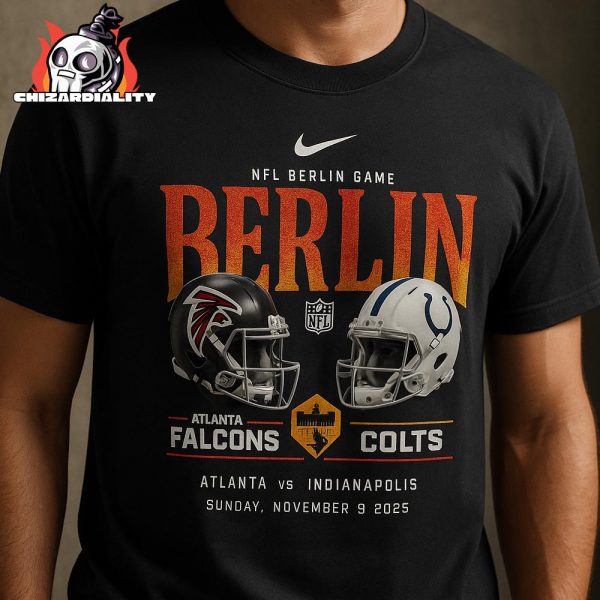 Atlanta Falcons Vs Indianapolis Colts Nike NFL International Games Berlin November 9th 2025 Classic T-Shirt