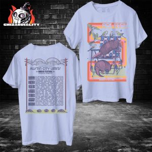 Austin City Limits Music Festival Live At Zilker Park Dillo Lineup Tee Two Sided Classic T-Shirt