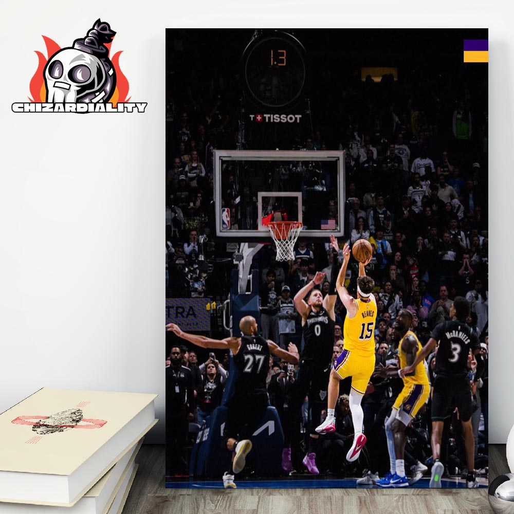 Austin Reaves Game Winning Buzzer Beater Shot For Los Angeles Lakers Versus Minnesota Timberwolves NBA 2025 Home Decor Poster Canvas Austin Reaves Game Winning Buzzer Beater Shot For Los Angeles Lakers Versus Minnesota Timberwolves NBA 2025 Home Decor Poster Canvas