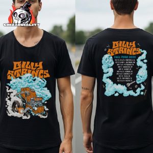 Billy Strings Fall 2025 Hot Rod Tee With Dates Merch Limited Two Sided Classic T-Shirt Billy Strings Fall 2025 Hot Rod Tee With Dates Merch Limited Two Sided Classic T-Shirt