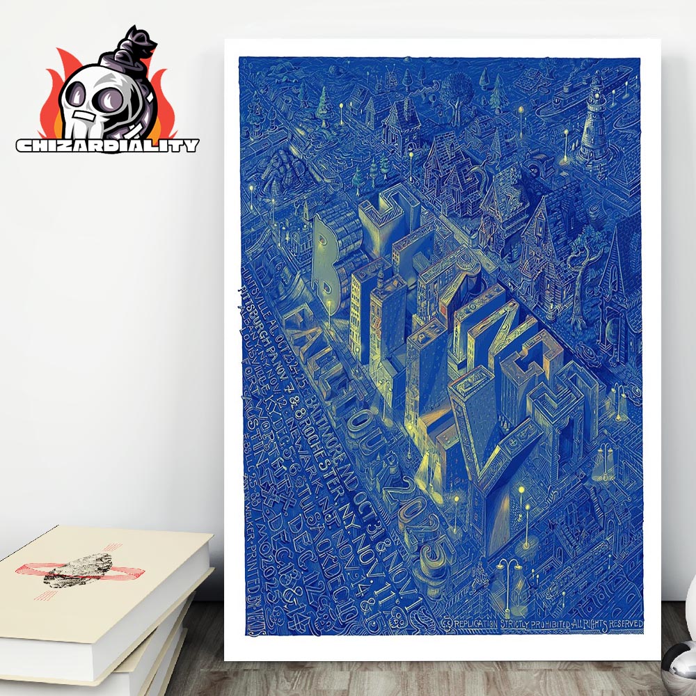 Billy Strings Fall Tour 2025 Artwork Poster By David Welker Home Decor Poster Canvas Billy Strings Fall Tour 2025 Artwork Poster By David Welker Home Decor Poster Canvas