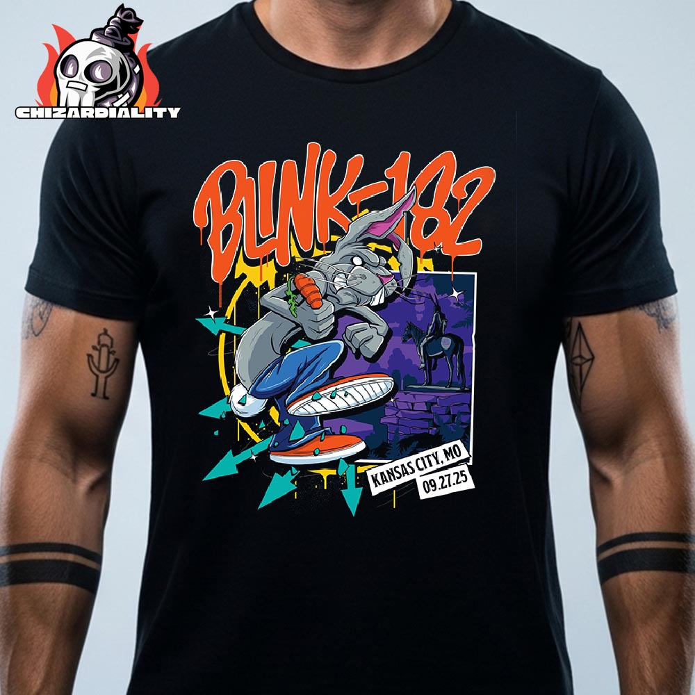 Blink 182 Missionary Impossible Tour Event Tee At Kansas City MO On September 27th 2025 Classic T-Shirt Blink 182 Missionary Impossible Tour Event Tee At Kansas City MO On September 27th 2025 Classic T-Shirt
