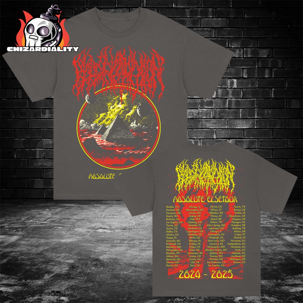 Blood Incantation Pyramid World Tour 2024-2025 Tee Merch Two Sided Classic T-Shirt Blood Incantation Pyramid World Tour 2024-2025 Tee Merch Two Sided Classic T-Shirt