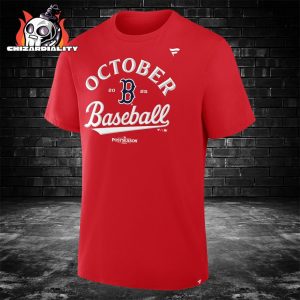 Boston Red Sox 2025 MLB Postseason Tee Locker Room Classic T-Shirt