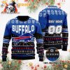 Buffalo Bills Custom Name Mascot Ugly Christmas Sweater Xmas Gift Buffalo Bills Ugly Sweater