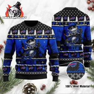 Buffalo Bills Jack Skellington Ugly Sweater Xmas Gift Buffalo Bills Ugly Christmas Sweater