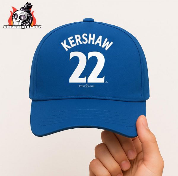 Clayton Kershaw Los Angeles Dodgers 2025 World Series Name And Number Classic Hat Cap Snapback