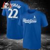 Teoscar Hernández Los Angeles Dodgers 2025 World Series Name And Number Two Sided Classic T-Shirt