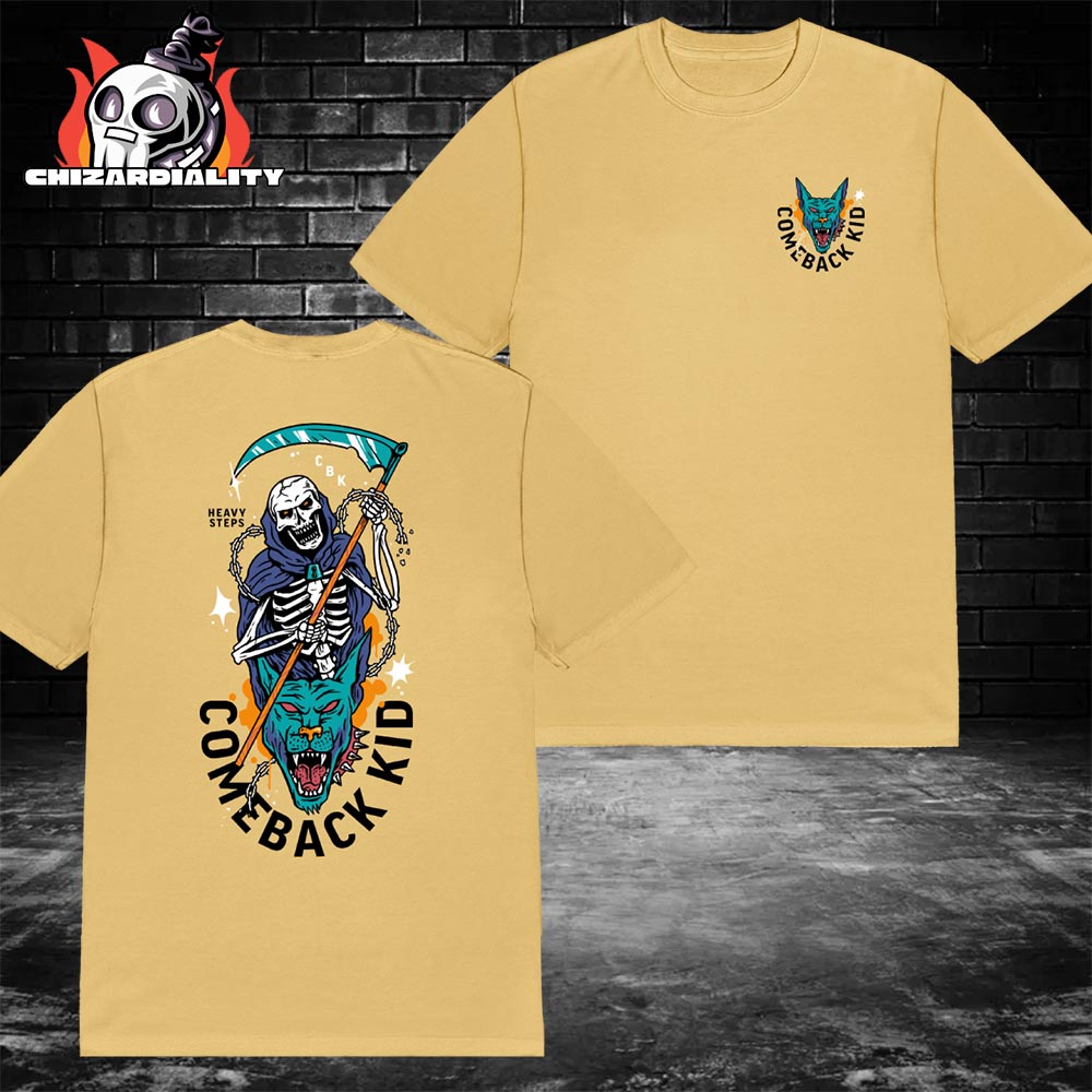 Comeback Kid 25 Year Anniversary Merch Heavy Steps Tee Two Sided Classic T-Shirt Comeback Kid 25 Year Anniversary Merch Heavy Steps Tee Two Sided Classic T-Shirt