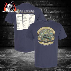 Dave Matthews Band Live From The Gorge 2025 Set List Tee Merch Limited Two Sided Classic T-Shirt